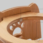 Bamboo Elevated Dog Cat Bowl - Image 4