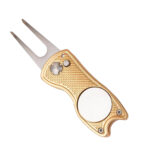 Metal Foldable Divot Tool with Magnetic Ball Marker - Image 11