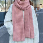Rib Knit Scarf - Image 7