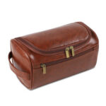 Leather Toiletry Cosmetic Bag - Image 5