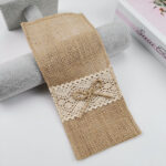 Wedding Lace Tableware Pouch - Image 5