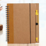 Eco Spiral Notebook with Pen - Image 5