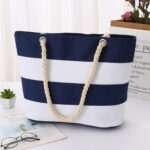 Canvas Beach Tote Bag - Image 6