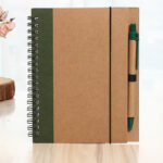 Eco Spiral Notebook with Pen - Image 4