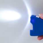 Key Ring with Magnifiers and Tape Measure & LED Flashlight - Image 4