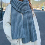 Rib Knit Scarf - Image 5