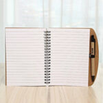 Eco Spiral Notebook with Pen - Image 3