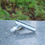 Aluminum Pill Holder with Key Ring - Image 3