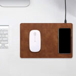 Leather Qi Wireless Charging Mouse Mat - Image 3