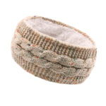Knitted Hair Cap with Fleece Lining - Image 11