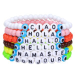 Letter Beaded Bracelet - Image 4