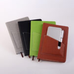 Leather Notebook with Pocket - Image 3