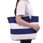 Canvas Beach Tote Bag - Image 3