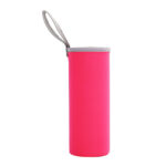 Leather Coffee Cup Sleeve with Handle - Image 4