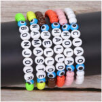 Letter Beaded Bracelet - Image 3