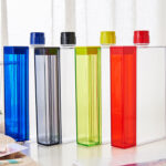Square Plastic Water Bottle - Image 3