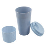 Reusable Coffee Tumbler with Lid and Sleeve - Image 3